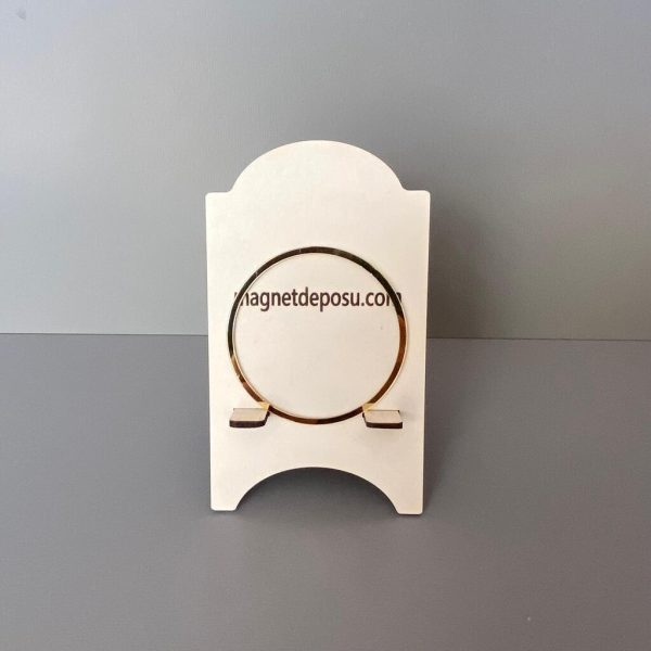 Altın Daire Magnet 7 cm 50 Adet