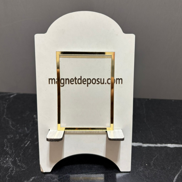 7x5cm Dikdörtgen Altın Çerçeveli Magnet 50 Adet