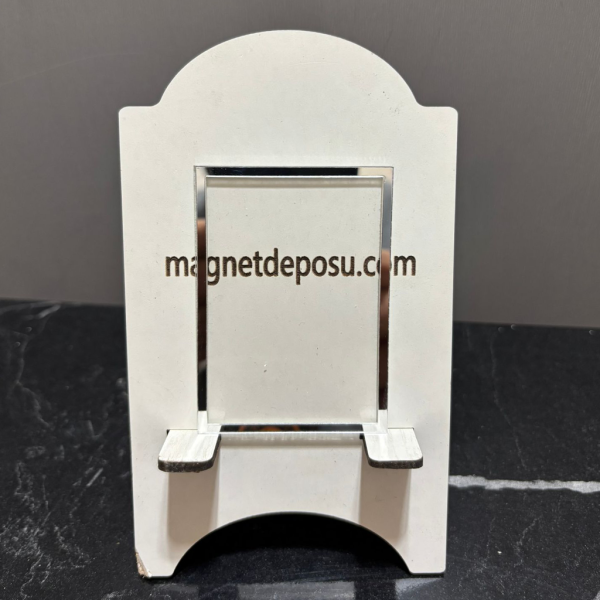 7x5cm Dikdörtgen Gümüş Çerçeveli Magnet 50 Adet