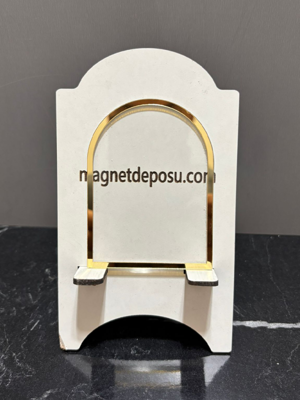 8x6cm Pencere Altın Çerçeveli Magnet 50 Adet