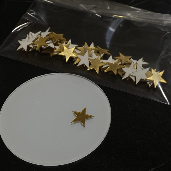 50 Adet 1.5cm Altın Yıldız