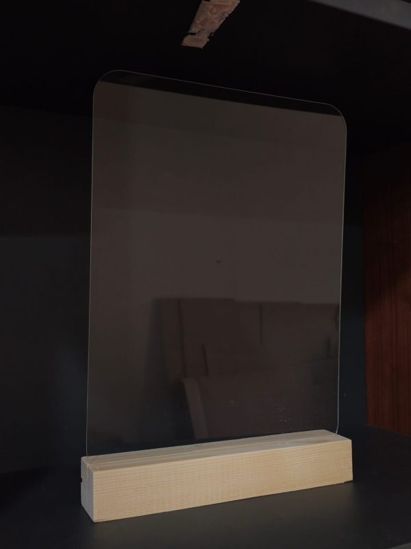 30x22cm Radüs Anı Panosu Ahşap Ayak