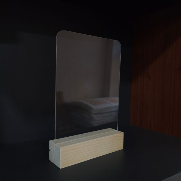 20x15cm Radüs Anı Panosu Ahşap Ayak